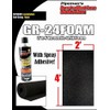 DJ Speaker Woofer Cabinet Grill Black Foam 2' x 4' x 3/8" Thick w/Spray Glue