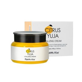 Palmstay 팜스테이 시트러스 유자 바이탈라이징 크림 100g Farm Stay Citrus Yuzu Vitalizing Cream 100g