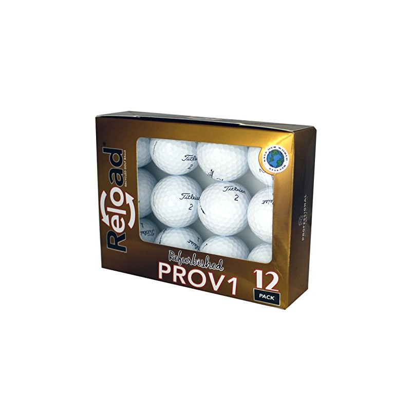 Reload Recycled Golf Balls Titleist PROV1 Refurbished Golf Balls by