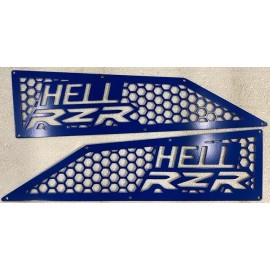 Polaris RZR “CUSTOM”Intake Bezel Cover 17-21 Turbo Powder Coated BLACK