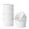 DOWAN Set of 6 Ramekins 4oz Oven Safe Porcelain for