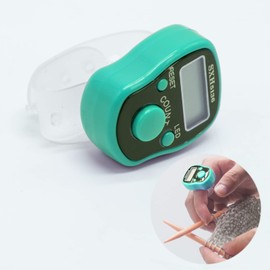 Green Knit Counter Knitting Crochet Stitch Marker Row Counter,Finger Digital Counter,Stitch counters for Crocheting,Finger Counter