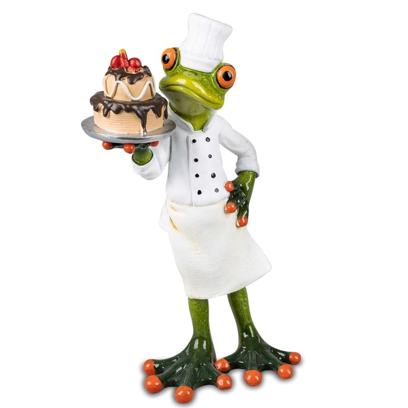 formano Set of 2 Funny Frogs Frog as a Baker,