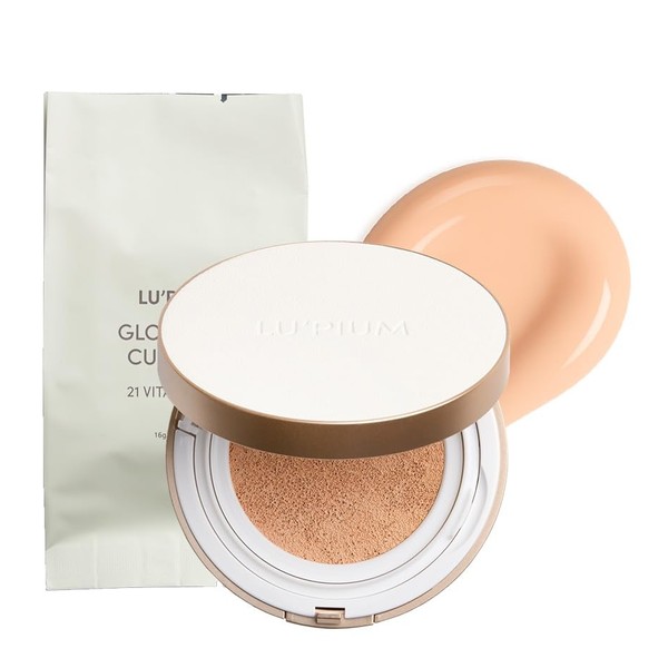 Lu'Pium Glow Dew Cushion #01 Light Beige (With Refill)