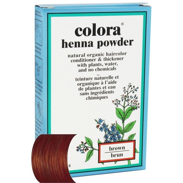 Colora Henna Powder Hair Color Gold Brown, 2 oz