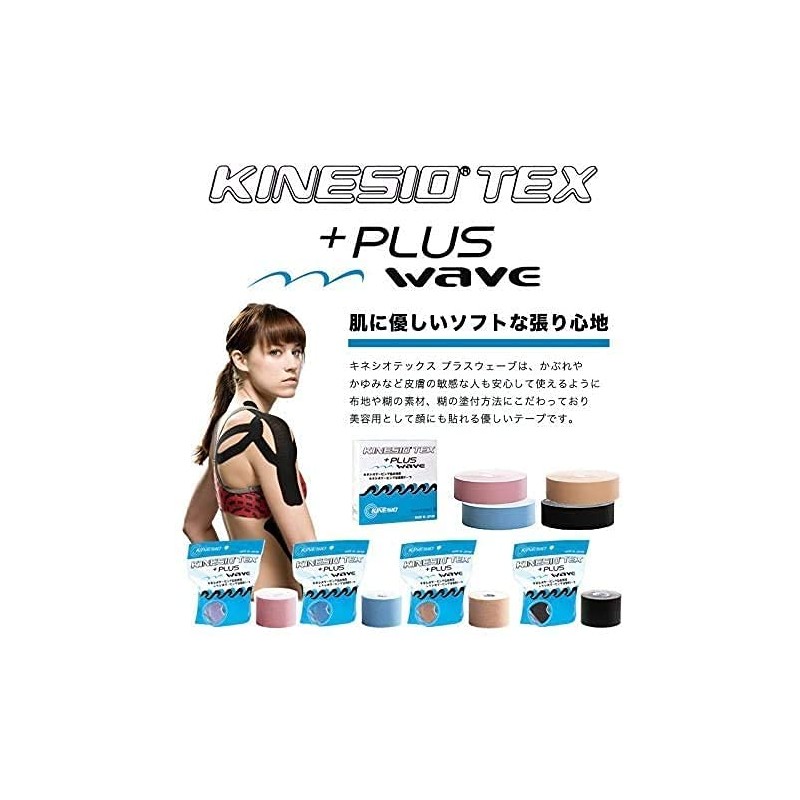 KINESIO キネシオ キネシオテックス 正規品 テーピング キネシオテープ プラスウェーブ 50mm 5m 31.5m