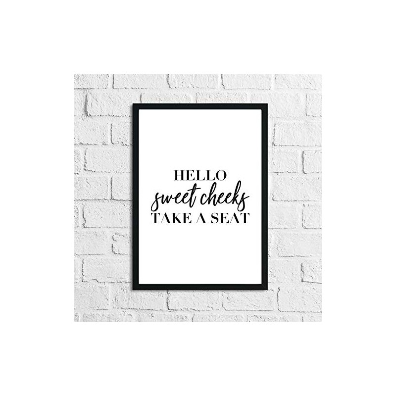 JasonCarlMorgan Winster Creations Hello Sweet Cheeks Take A Seat Humorous