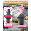 WESTTREE Portable Misting Fan with Large Battery Fan-Rechargeable Outdoor Misting