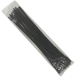 EzySup Extra Long Zip Ties Heavy Duty for Outdoor Use,450mm x 4.8mm,22kg Tensile Strength,100 Pieces,Black