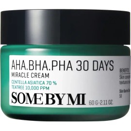 Some by Mi Crema 30 Days Miracle Hidratante Antiacné Ácido Hialurónico 60g