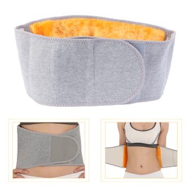 BESPORTBLE Winter Abdomen Waist Support Men Women Winter Thicken Thermal Plush Waist Warmer Lumbar Support Arthritis Kidney Warmer Band Lumbar Back Brace Belt Wrap M