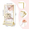 SAN LIKE Gold Double Sided Photo Frame, 6 Pack Acrylic