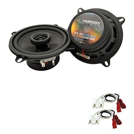 Harmony Audio HA-R5 Compatible with Dodge Ram Truck 1500 1994-2001 Car Stereo Rhythm Series 5.25" Replacement 225W Speakers and HA-721002 Factory Speaker Replacement Harness