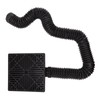 Rain Gutter Down Sput Extensions Catch Basin Black, Flexible Dual