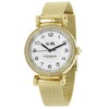COACH 14502652 MADISON WHITE DIAL GOLD TONE MESH BAND WOMENS