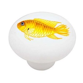 Gotham Decor African Cichlid Ceramic Drawer Knob