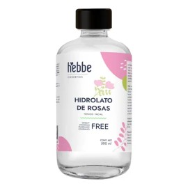 Agua de Rosas Pura, Tónico Facial para Todo Tipo de Piel Hebbe Cosmetics 500 mL