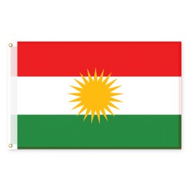 Brick Takeover Kurdistan Flag – Kurdistan Flags and Flags – Flag Kurdistan Flag 150 x 90 cm