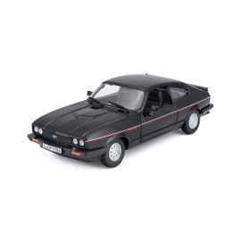 Bburago Ford Capri 1:24 Scale Model Car Moving Doors Black (18-21093BK)