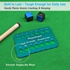 MoyanSuper Cue Tip Gauge for Billiards, Measures 8.5mm–15mm Plastic Cue