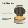 bella Snack-n-Store Mini Waffle Maker, EverGood™ Ceramic Nonstick Coating, Cord