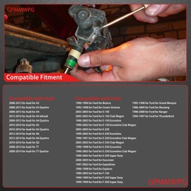 GPMMWPG 4 Holes Fuel Injectors Set of 8 Compatible with Ford for Mustang for Ranger for F-150 for F-250/F-350 Super Duty for Explorer for Jeep for Wrangler for Cherokee for Grand Cherokee 0280155710