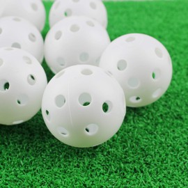 Kofull 50 Pack golfbälle Airflow übungsbälle luftbälle Golf trainingsbälle plastikbälle für bällebad