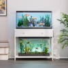 VOWNER 40 Gallon Aquarium Stand with Power Outlet, Metal Frame