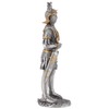 Roman Legionnaire with Sword in Pewter, Silver and Gold Painted