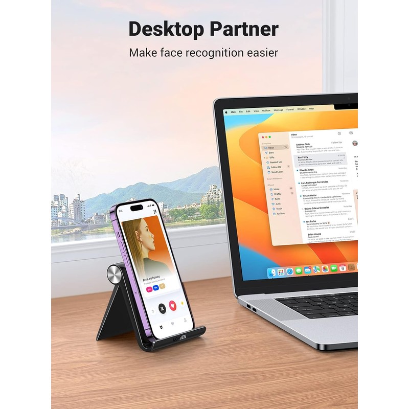 UGREEN Soporte para Celular, Multiángulo Porta Ajustable de 0° a
