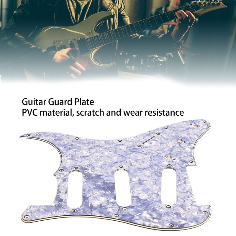 Guitar Pickguard Replacement Aluminum Foil Shielding PVC Scratch Protection Guitar