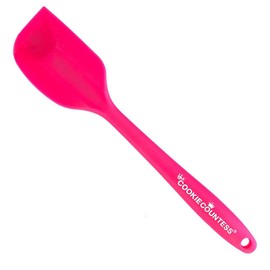 The Cookie Countess Metal Core Silicone Spatula - Pink Large 10.75"