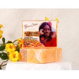 Gean Fresh Honey Soap, Nourishing the Skin, Oil Control, Moisture, Cell Repair, Rich in Vitamins and Minerals. 200g 7 FL OZ