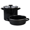 Granite Ware 3-Piece Cookware Set, 8 Qt Stock Pot &