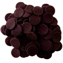 Playfully Ever After Brown Craft Felt Circles (1 Inch - 100pc)