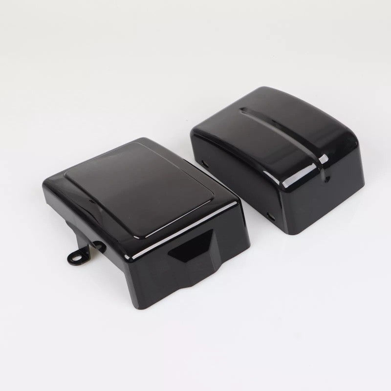 Unbranded L&R Battery Box Side Covers For Harley Dyna Street