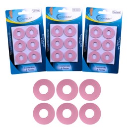 Orthomedic, Protector de Callo en Dona de Hule Espuma, Talla Grande (18 piezas)