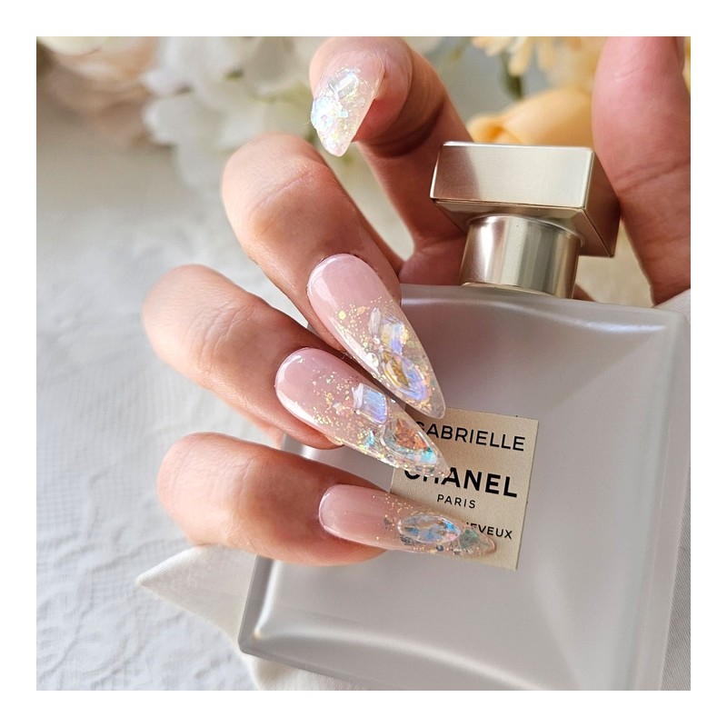 Nude Obsey Handmade Nail Tips - Ballerina L / 누디