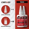 CYAFIXED Strong Cyanoacrylate (CA) Super Glue, High Strength Thick Viscosity