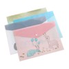 Vogueing Tool A4 Waterproof File Holder, Transparent A4 Pockets Cute