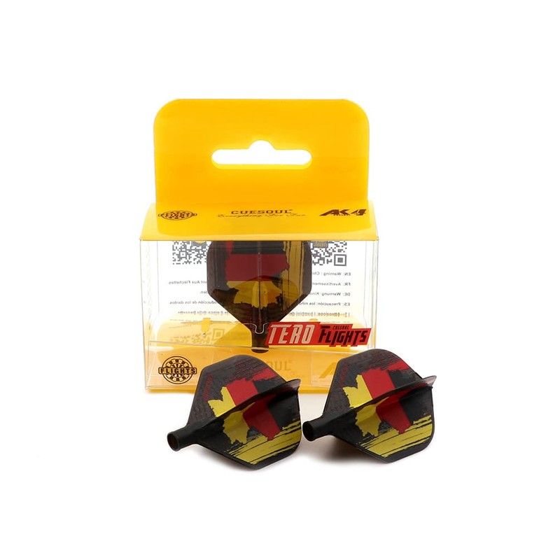 CUESOUL TERO AK4 Dart Flights Standard Shape with Exquisite Pattern,