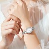 CNYXCN Vintage Watches for Women with Oval Case,Roman Numeral Dial,Silver