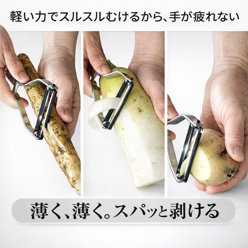 Wada Shoten Propeeler Z Cabbage Julienne Peeler, Made in Japan,