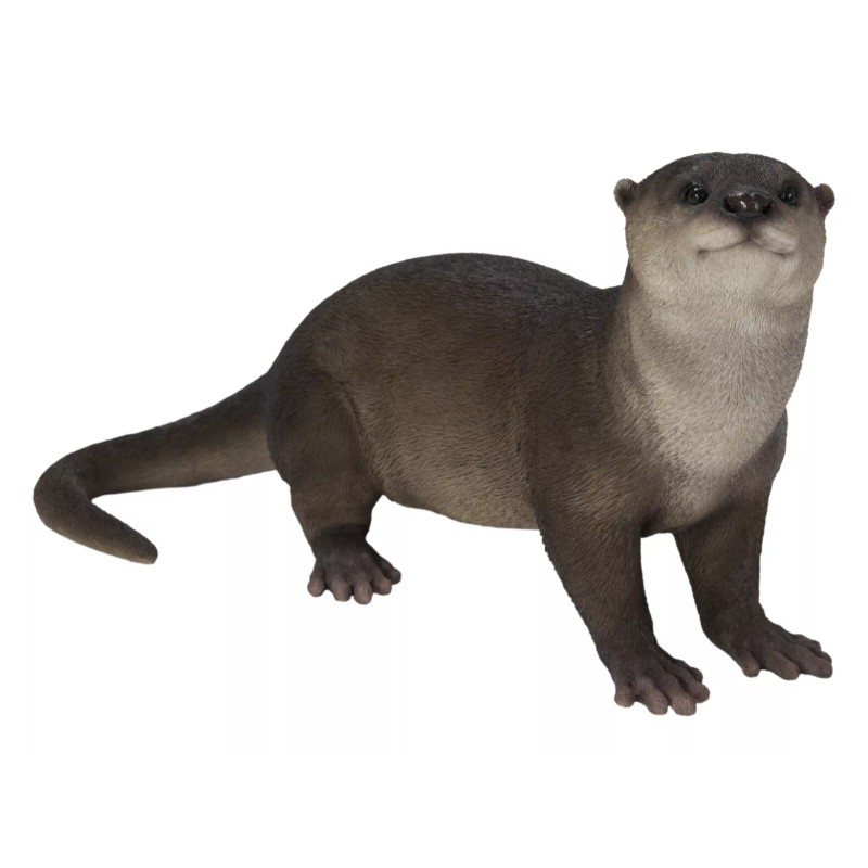 Hi-Line Gift Ltd. Standing Otter Garden Statue Life Size Yard