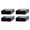 Rubber Plates, Soundproofing, Vibration Proof Rubber, Set of 4, 2.0