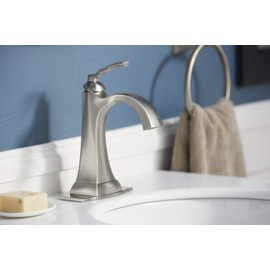 KOHLER K-R30996-4D-BN Ridgeport Bathroom Sink Faucet, Brushed Nickel