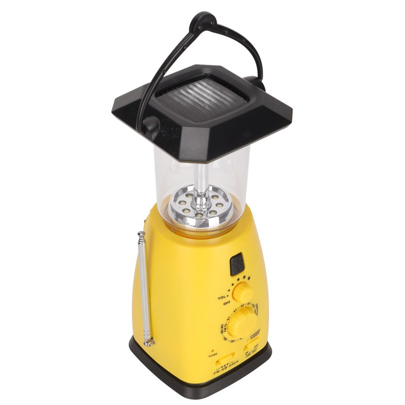 RD249 Hand Cranked Radio Rechargeable Handheld Multifunctional Power Solar Emergency