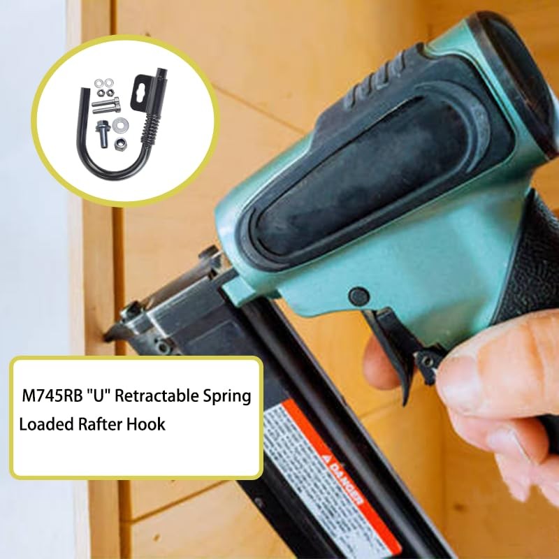 M745RB "U" Retractable Spring Loaded Rafter Hook For Hitachi NR83A