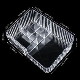 heemeei Nail Drill Machine & Bits Storage Box, 10 Holes Transparent Acrylic Drill Bit Holder, Professional Nail Drill Grinding Bit Organizer, Plastic Nail Drill Tool Displayer Holder Case for Nails