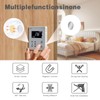 Pack of 10 Magnetic Remote Control Holder Wall Mounted Remote